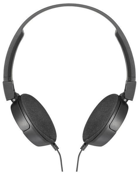 Produktbild: Renkforce RF-HS-130 On Ear Kopfh&ouml;rer kabelgebunden Stereo Schwarz Lautst&auml;rkeregelung