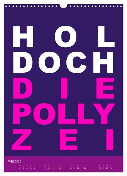 Produktbild: Aufstehen, Krone richten, weitergehen (Wandkalender 2026 DIN A3 hoch), CALVENDO Monatskalender
