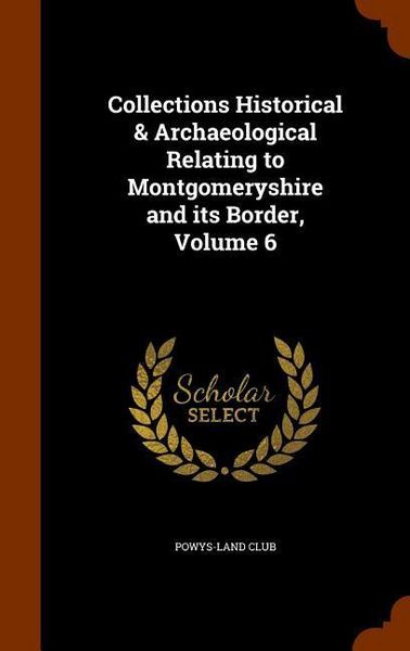 Produktbild: Collections Historical & Archaeological Relating to Montgomeryshire and its Border, Volume 6