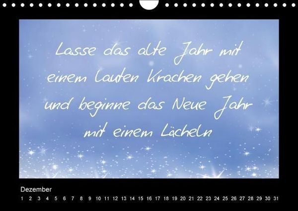 Produktbild: Monatsspr&uuml;che (Wandkalender immerw&auml;hrend DIN A4 quer)