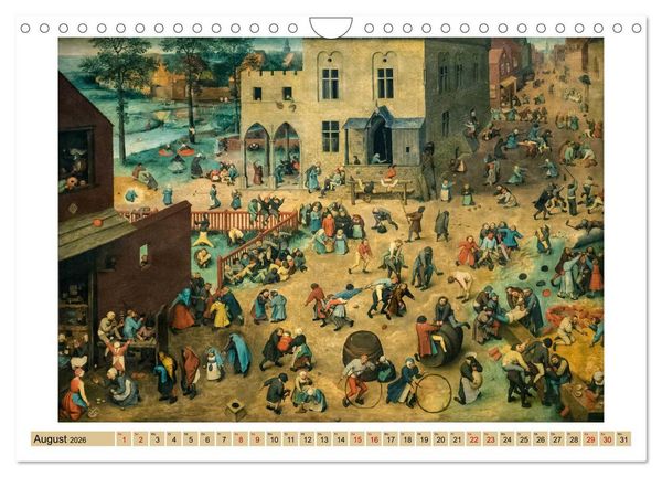 Produktbild: Pieter Bruegel d.&Auml;. (Wandkalender 2026 DIN A4 quer), CALVENDO Monatskalender