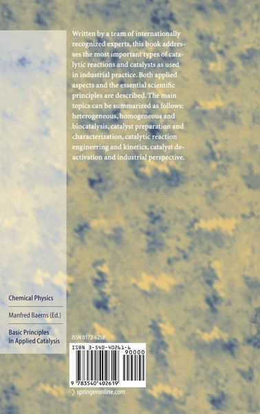 Produktbild: Basic Principles in Applied Catalysis