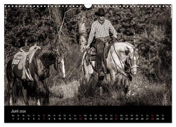 Produktbild: Westernreiten (Wandkalender 2026 DIN A3 quer), CALVENDO Monatskalender