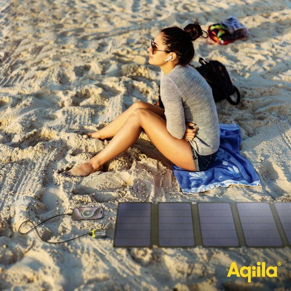 Produktbild: Aqiila P56 AQSCP56SUN017 Solar-Ladeger&auml;t 56W