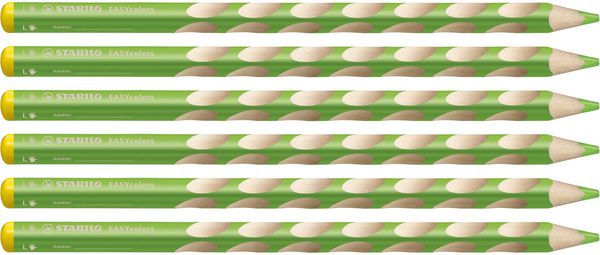 Produktbild: STABILO Ergonomischer Dreikant-Buntstift EASYcolors, f&uuml;r Linksh&auml;nder, hellgr&uuml;n