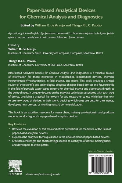 Produktbild: Paper-Based Analytical Devices for Chemical Analysis and Diagnostics