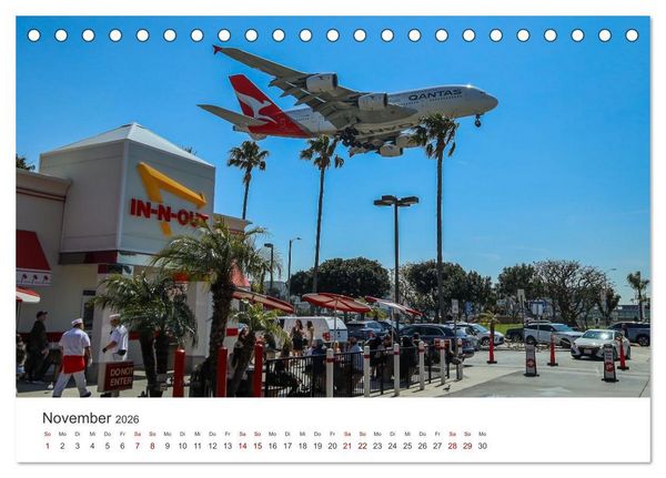 Produktbild: Kalifornien Bilder aus Los Angeles (Tischkalender 2026 DIN A5 quer), CALVENDO Monatskalender