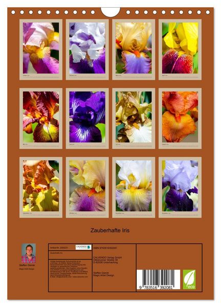 Produktbild: Zauberhafte Iris (Wandkalender 2026 DIN A4 hoch), CALVENDO Monatskalender