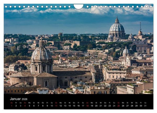 Produktbild: Rom - Impressionen aus der ewigen Stadt (Wandkalender 2026 DIN A4 quer), CALVENDO Monatskalender