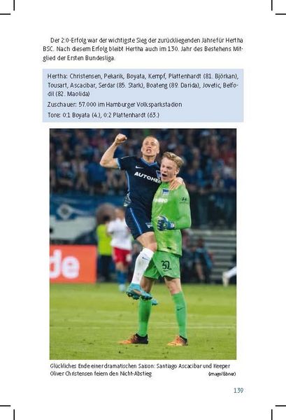 Produktbild: Hertha BSC - die 100 wichtigsten Spiele