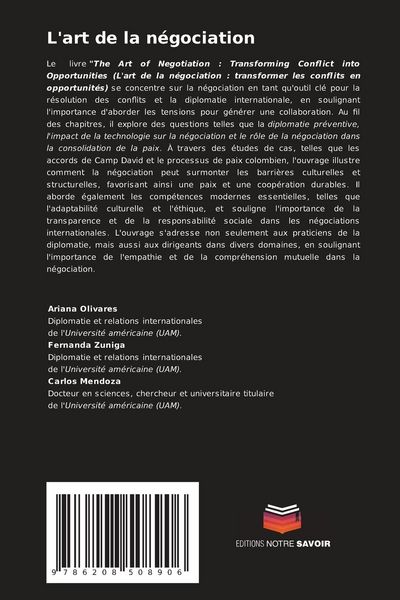 Produktbild: L'art de la n&eacute;gociation