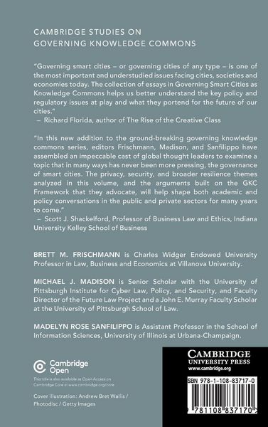 Produktbild: Governing Smart Cities as Knowledge Commons