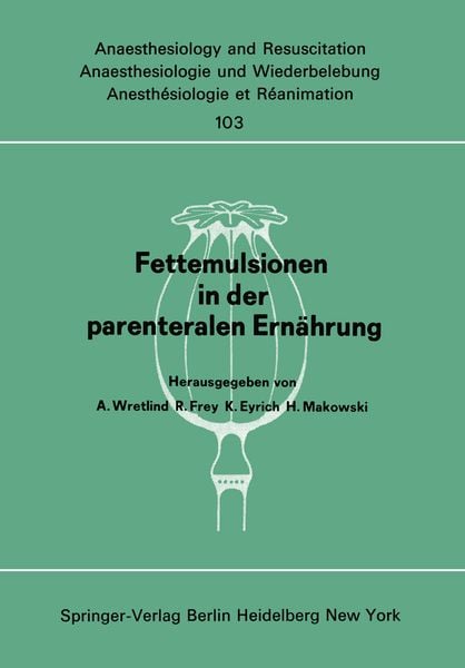 Produktbild: Fettemulsionen in der parenteralen Ern&auml;hrung
