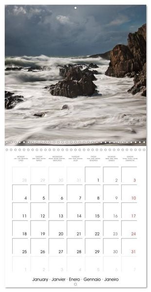 Produktbild: Bretagne Paysages c&ocirc;tiers (Calendrier mural carr&eacute; 2027 30x30 cm) Calendrier double avec une page pour vos prises de notes