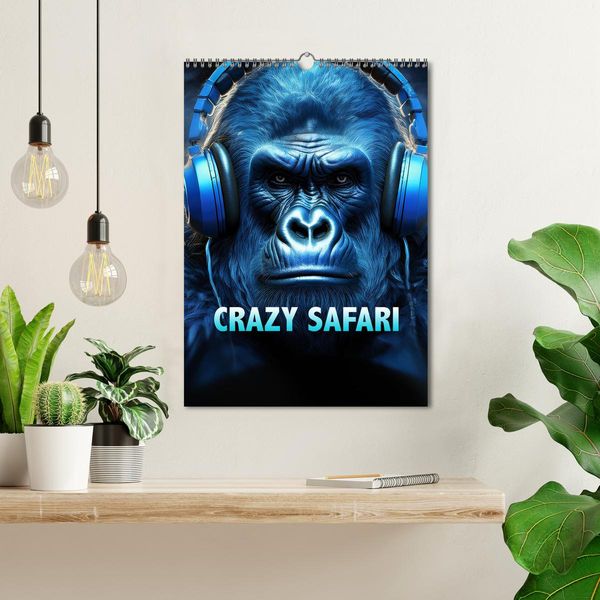 Produktbild: Crazy Safari (Wandkalender 2026 DIN A3 hoch), CALVENDO Monatskalender