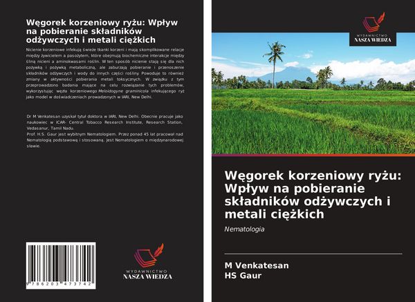Produktbild: W&iquest;gorek korzeniowy ry&iquest;u: Wp&iquest;yw na pobieranie sk&iquest;adnik&oacute;w od&iquest;ywczych i metali ci&iquest;&iquest;kich