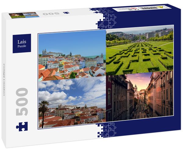 Produktbild: Lais Puzzle Collage Lissabon 500 Teile