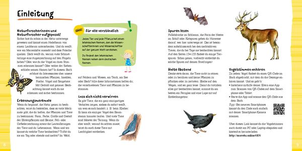 Produktbild: Tiere und Pflanzen entdecken mit 38 Vogelstimmen als QR-Codes: Naturf&uuml;hrer f&uuml;r Kinder ab 7 Jahren