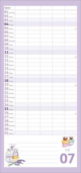 Produktbild: times&more Schaffner Familienplaner 2027