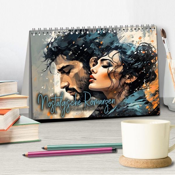 Produktbild: Nostalgische Romanzen - Liebe, Lust und Leidenschaft (Tischkalender 2026 DIN A5 quer), CALVENDO Monatskalender