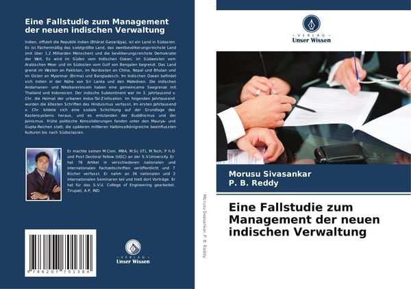 Produktbild: Eine Fallstudie zum Management der neuen indischen Verwaltung