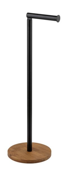 Produktbild: 2-in-1 Stand Toilettenpapierhalter Mod. Serro, aus stabilem Bambus