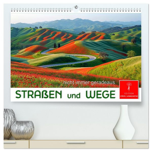 Produktbild: Stra&szlig;en und Wege (hochwertiger Premium Wandkalender 2026 DIN A2 quer), Kunstdruck in Hochglanz