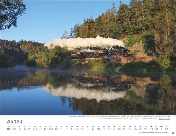 Produktbild: Feurige Dampfloks Posterkalender 2027