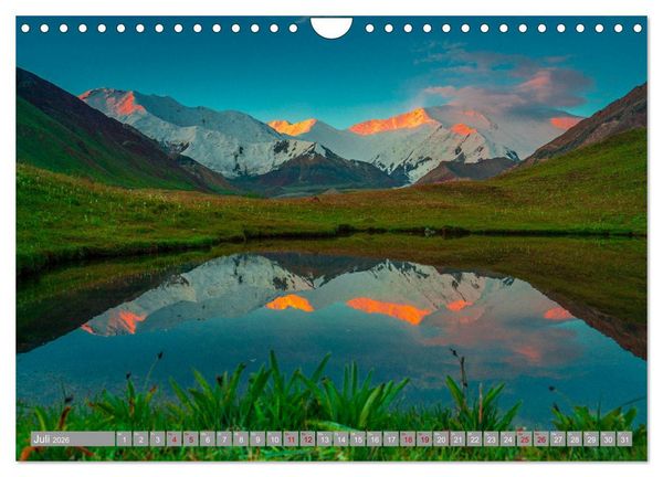 Produktbild: Kirgistan Bergparadies in Zentralasien (Wandkalender 2026 DIN A4 quer), CALVENDO Monatskalender