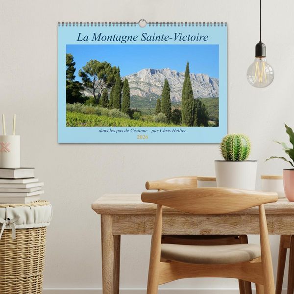 Produktbild: La Montagne Sainte-Victoire &ndash; dans les pas de C&eacute;zanne (Calendrier mural 2026 DIN A3 vertical), CALVENDO calendrier mensuel