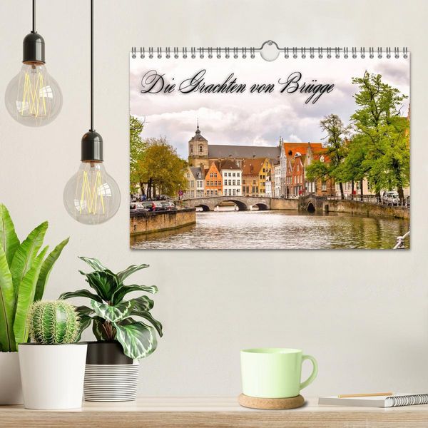 Produktbild: Die Grachten von Br&uuml;gge (Wandkalender 2026 DIN A4 quer), CALVENDO Monatskalender