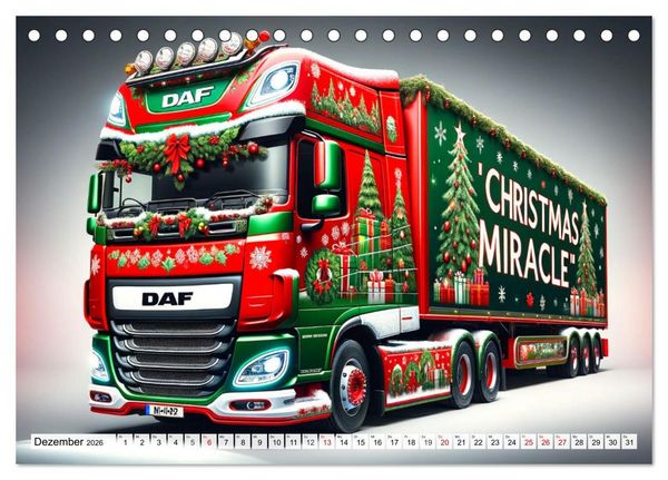 Produktbild: Faszination Truck: KI-Designs von Lack und Leistung (Tischkalender 2026 DIN A5 quer), CALVENDO Monatskalender
