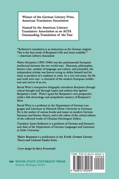 Produktbild: Walter Benjamin