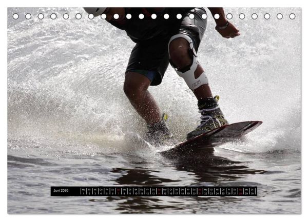 Produktbild: Wakeboarding (Tischkalender 2026 DIN A5 quer), CALVENDO Monatskalender