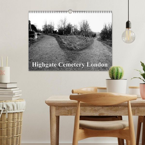 Produktbild: Highgate Cemetery London (Wandkalender 2026 DIN A3 quer), CALVENDO Monatskalender