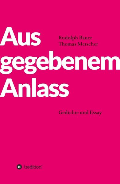Produktbild: Aus gegebenem Anlass