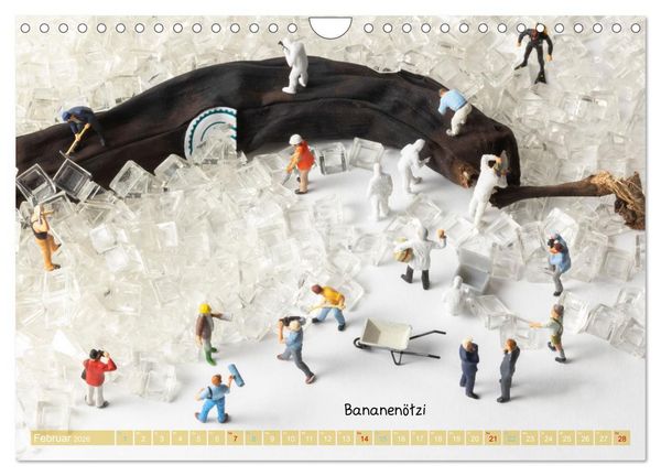 Produktbild: Mandelentz&uuml;ndung ... und andere Mini-Welten (Wandkalender 2026 DIN A4 quer), CALVENDO Monatskalender