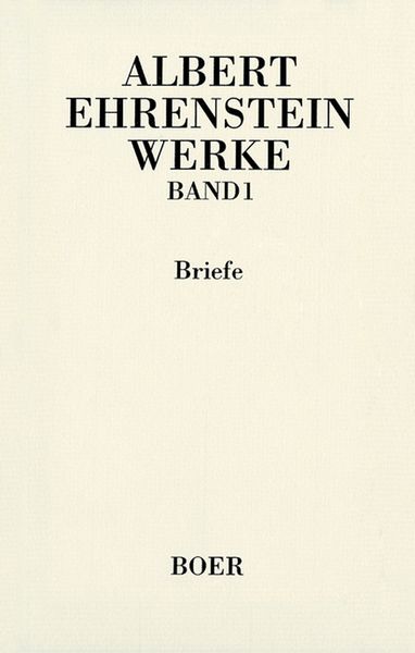 Produktbild: Werke I: Briefe