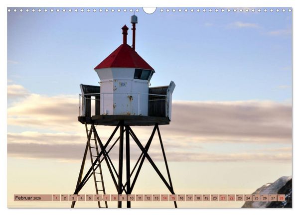 Produktbild: Hurtigruten - Unterwegs mit dem Postschiff (Wandkalender 2026 DIN A3 quer), CALVENDO Monatskalender