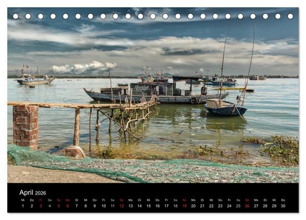 Produktbild: Vietnam Abenteuerreise (Tischkalender 2026 DIN A5 quer), CALVENDO Monatskalender