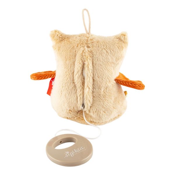Produktbild: sigikid 43376 - Baby Spieluhr Eule, Pl&uuml;sch 12 cm