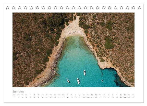 Produktbild: Mallorca - Natur pur (Tischkalender 2026 DIN A5 quer), CALVENDO Monatskalender