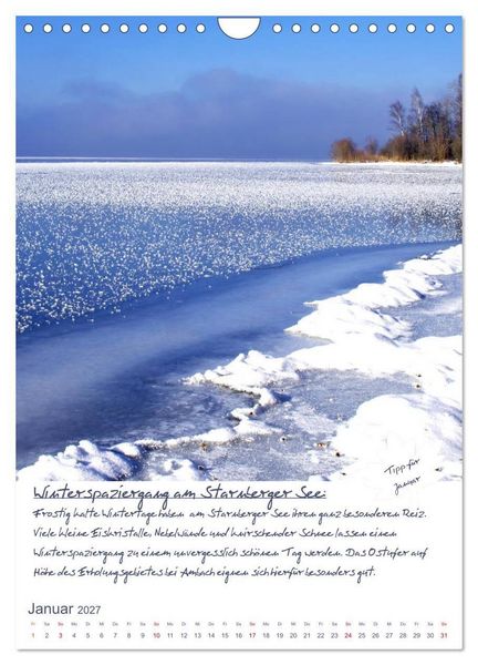 Produktbild: Dahoam erleben! Einmalige Wander-und Naturerlebnisse in Oberbayern (Wandkalender 2027 DIN A4 hoch), CALVENDO Monatskalender
