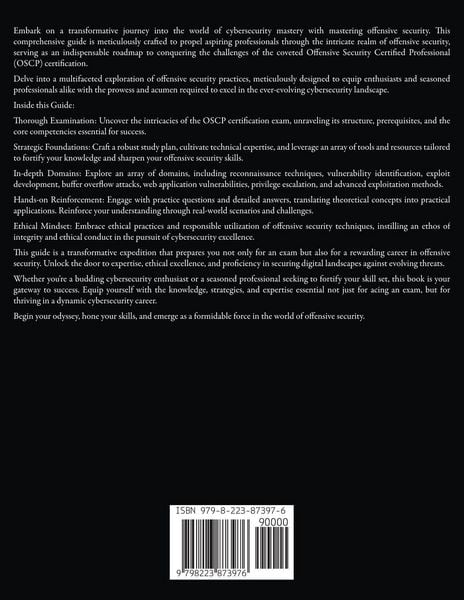 Produktbild: OSCP Offensive Security Certified Professional Practice Tests With Answers To Pass the OSCP Ethical Hacking Certification Exam