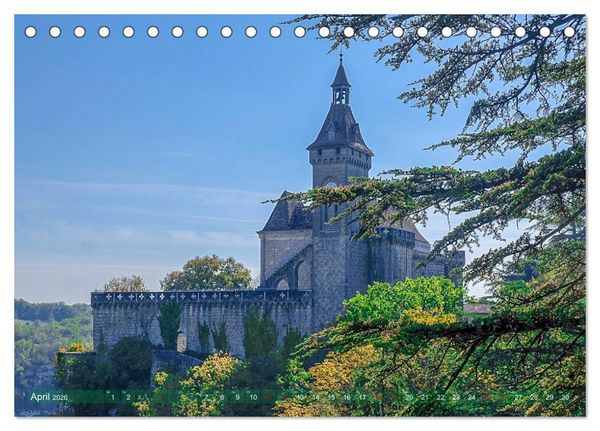 Produktbild: Dordogne Mon Amour (Tischkalender 2026 DIN A5 quer), CALVENDO Monatskalender