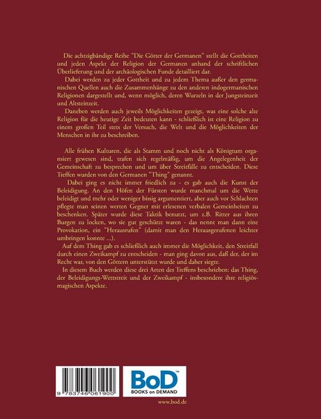 Produktbild: Sozial-religi&ouml;se Rituale: Thing, Spott und Zweikampf