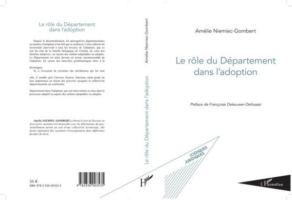 Produktbild: Le role du Departement dans l'adoption