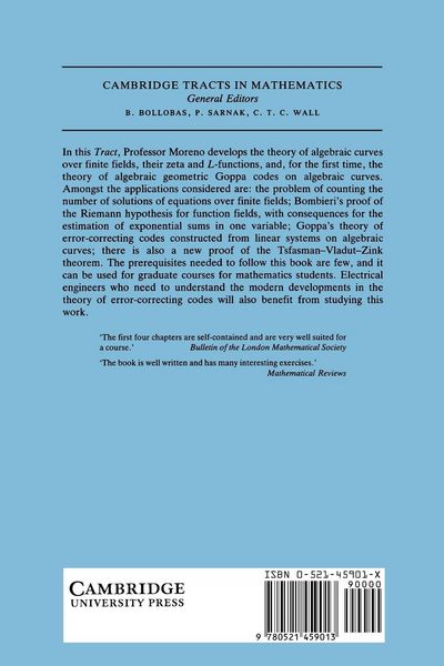 Produktbild: 97 Algebraic Curves Over Finite Fields