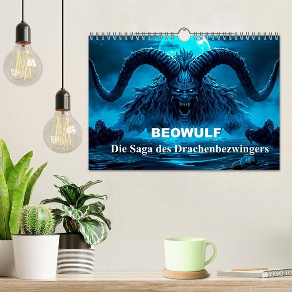 Produktbild: Beowulf &ndash; Die Saga des Drachenbezwingers (Wandkalender 2027 DIN A4 quer), CALVENDO Monatskalender