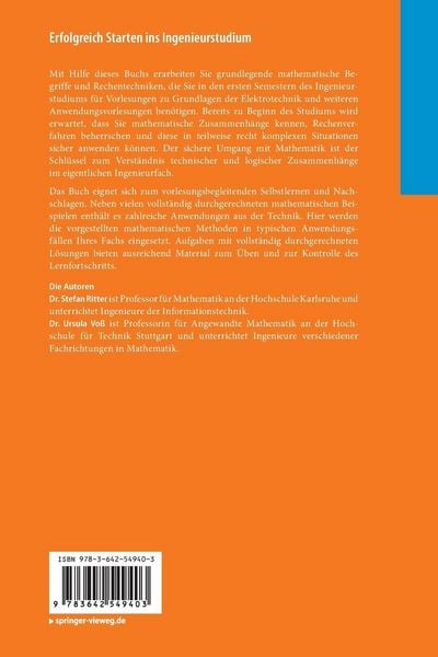 Produktbild: Erfolgreich Starten ins Ingenieurstudium